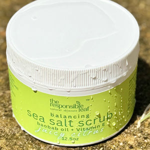 OUT OF STOCK balancing sea salt scrub 12.5oz (juicy citrus)